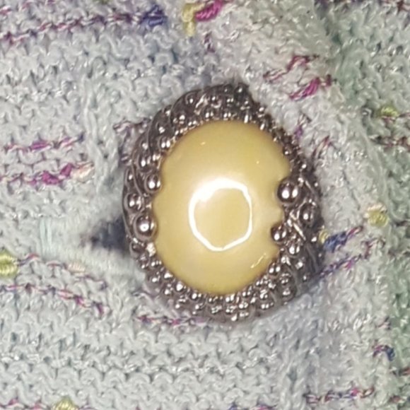 St. John Boucle aqua mint knit blazer jacket sz 10 - Picture 3 of 6